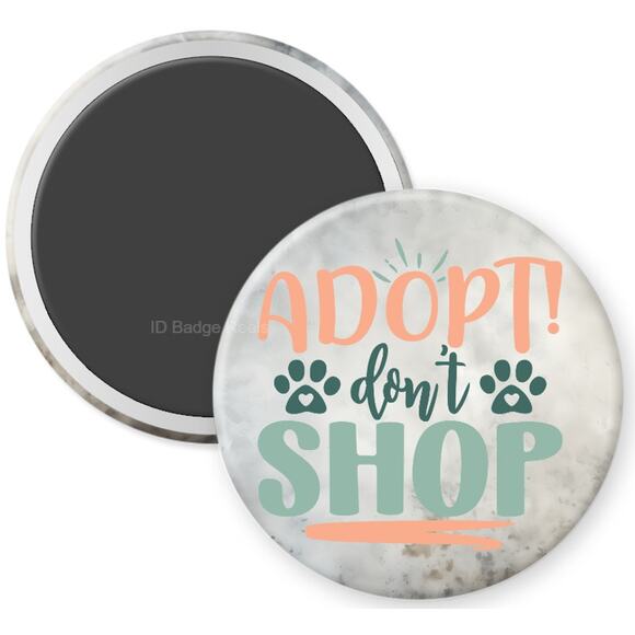 Adopt Don't Shop Cat Dog 2.25" Home Kitchen Locker Magnet * Shelter * 3/$12 - Picture 1 of 3